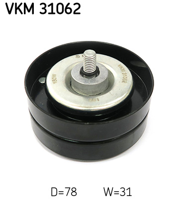 Deflection/Guide Pulley, V-ribbed belt - VKM 31062 SKF